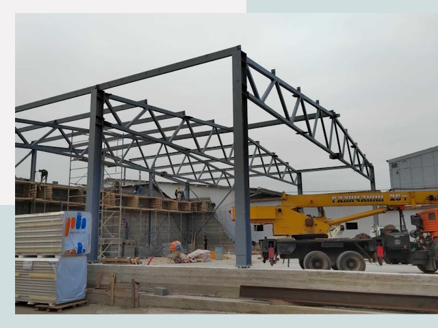 Строительство цехов в Симферополе