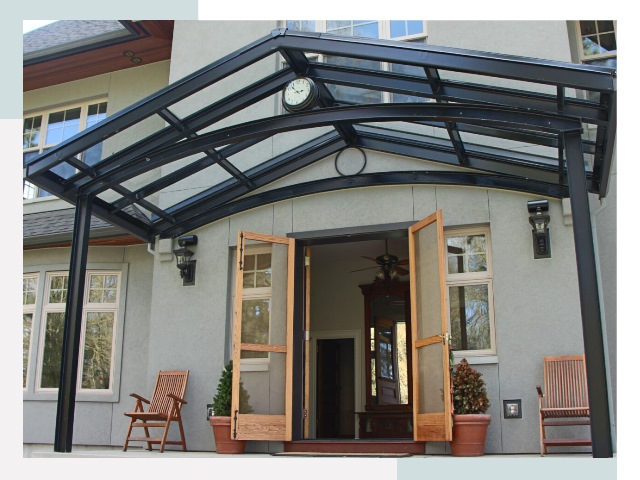 Козырьки металлические в Симферополе