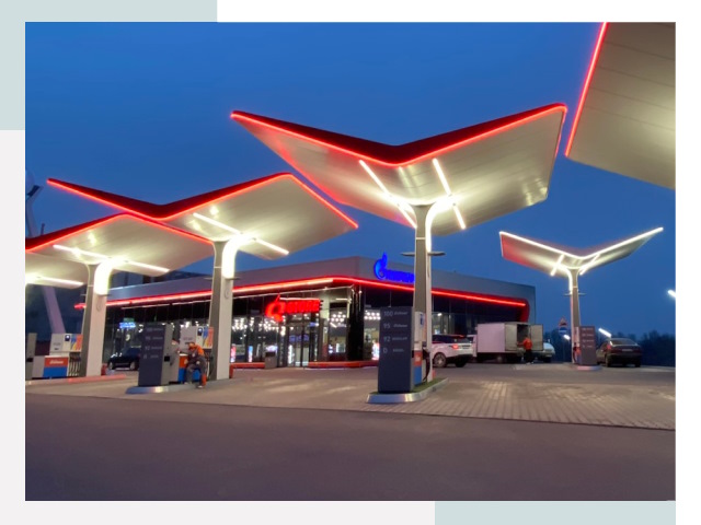 Навесы для АЗС в Симферополе