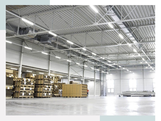 Освещение ангаров в Симферополе