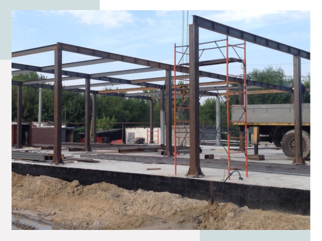 Фундамент для ангаров в Симферополе