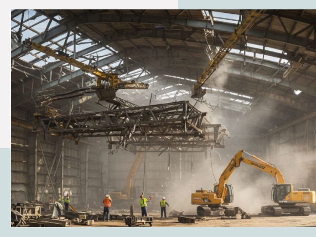 Демонтаж ангаров в Симферополе от 623 руб. за м²